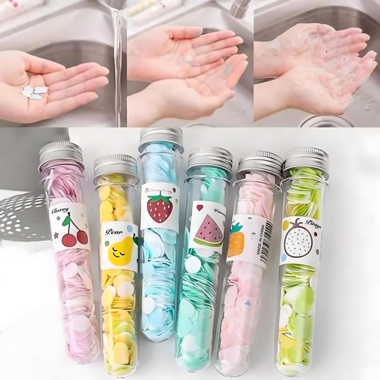 Disposable Flower Paper Soap (Pack of 100)